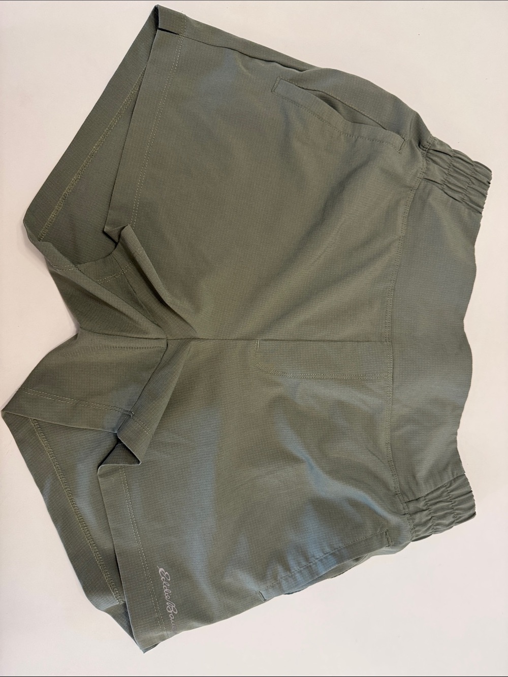 Eddie Bauer Olive Green Athletic Performance Shorts